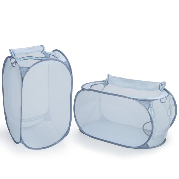 Deluxe Mesh Pop Up Square Laundry Hamper - Smart Design® 19