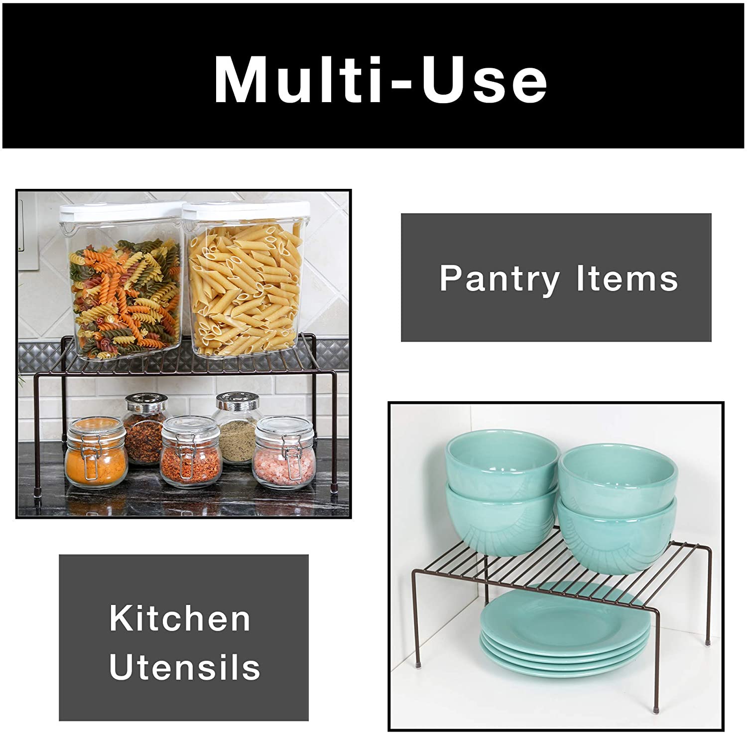 Medium Cabinet Storage Shelf Rack - Smart Design® 5