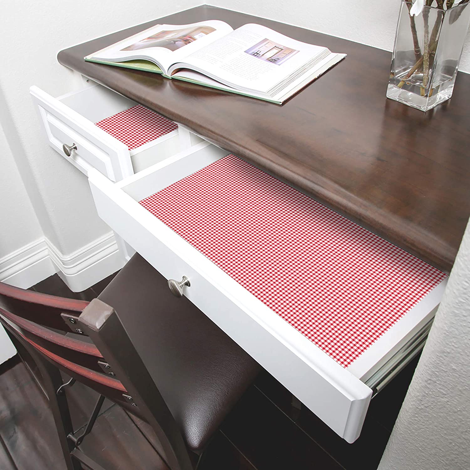 Bonded Grip Shelf Liner - 12 Inch x 60 Feet - Non-Adhesive - Smart Design® 2
