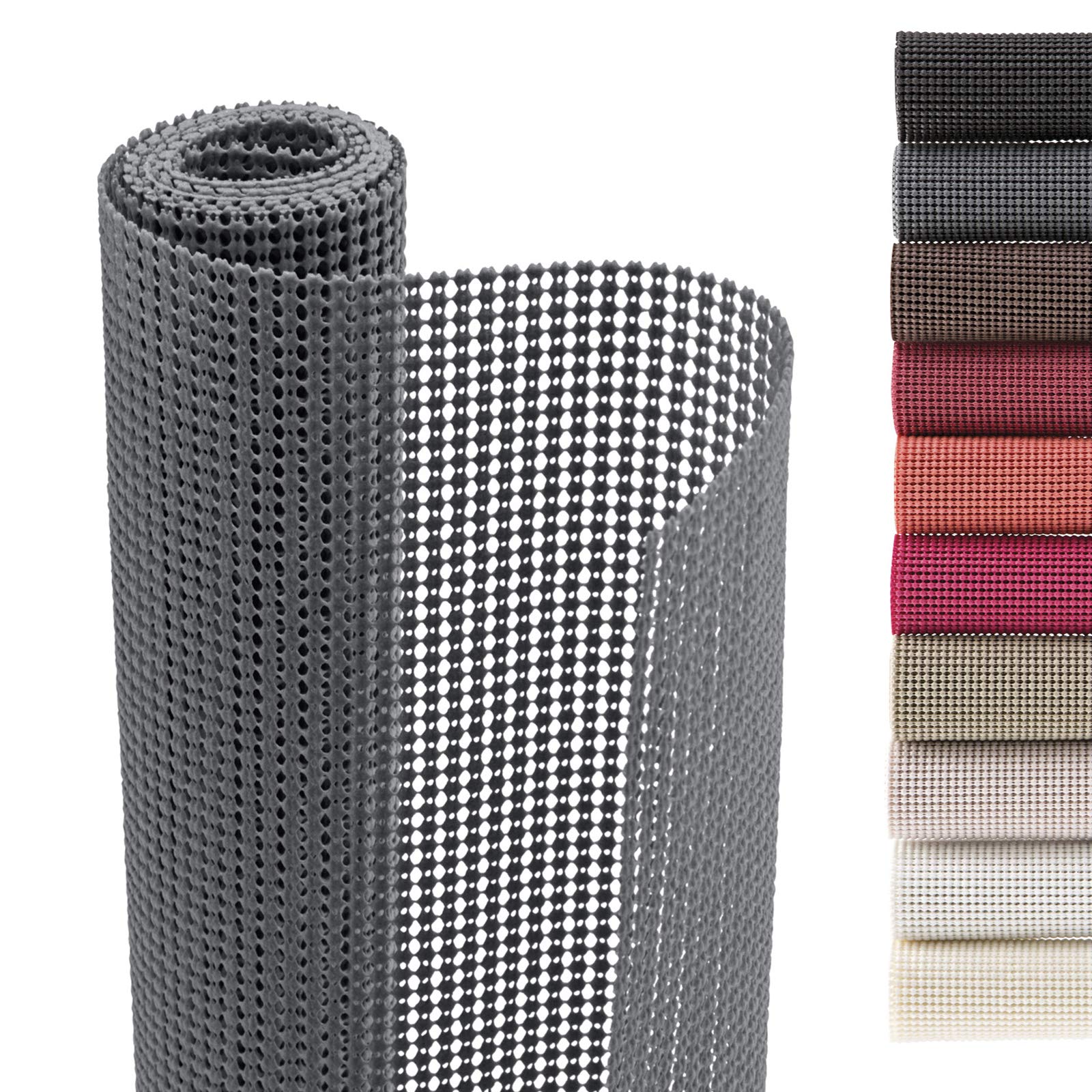 Smart Design Bonded Grip Shelf Liner – 12in x 10ft – Non-Adhesive