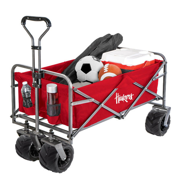 Collegiate Heavy-Duty Utility Collapsible Sports Wagon - Smart Design® 1