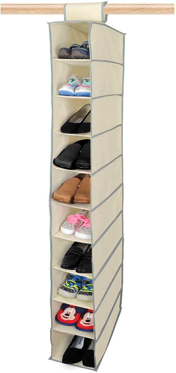 Hanging Shelf Organizer with Hangable Hook Loop Smart Design