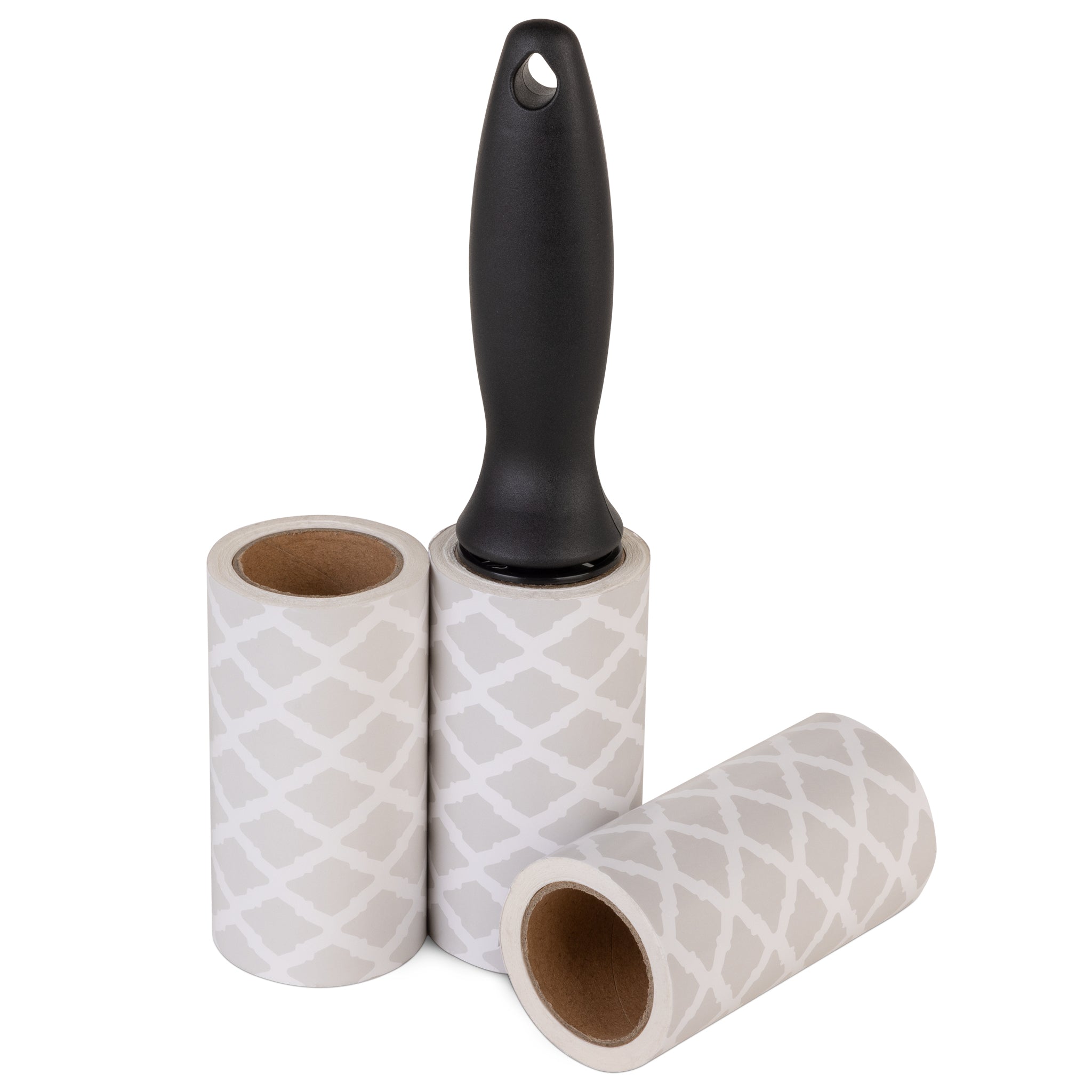 Lint Roller with Heavy Duty Ergonomic Grip Handle and Set of 3 Refills (270  Sheets Total)