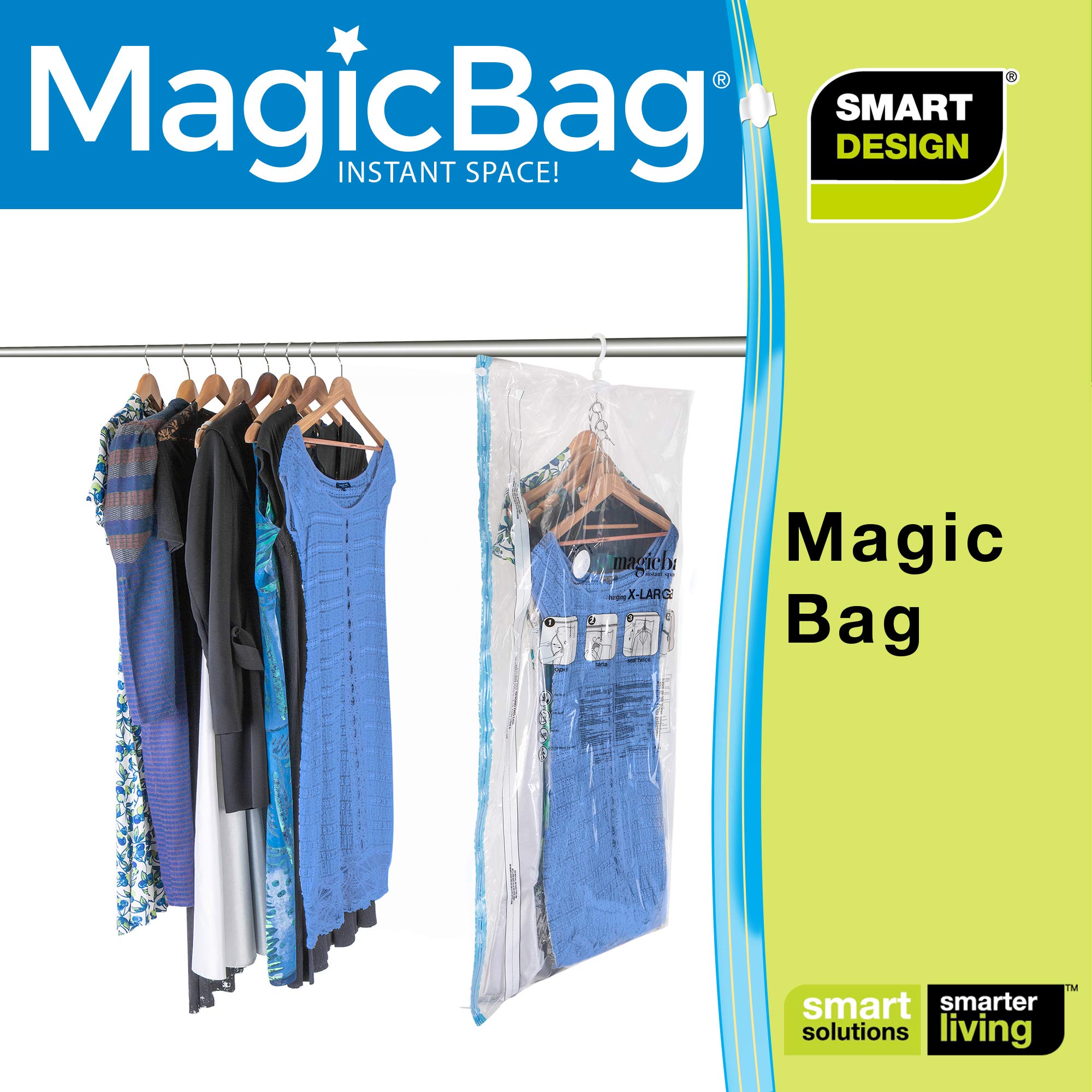 MagicBag Instant Space Saver Storage - Hanging, Extra Large - Smart Design® 6