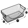 Medium Metal Wire Stacking Baskets with Handles - Smart Design® 3