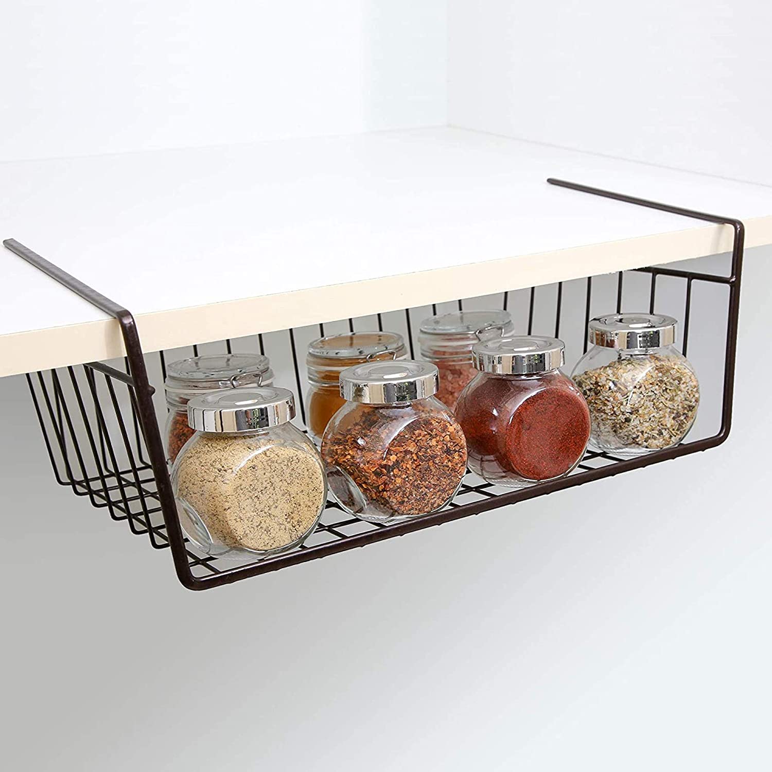 Medium Steel Undershelf Storage Basket - Smart Design® 53