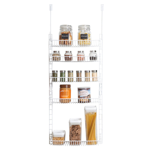 Over-The-Door Metal Wire Pantry Organizer Rack - Smart Design® 20