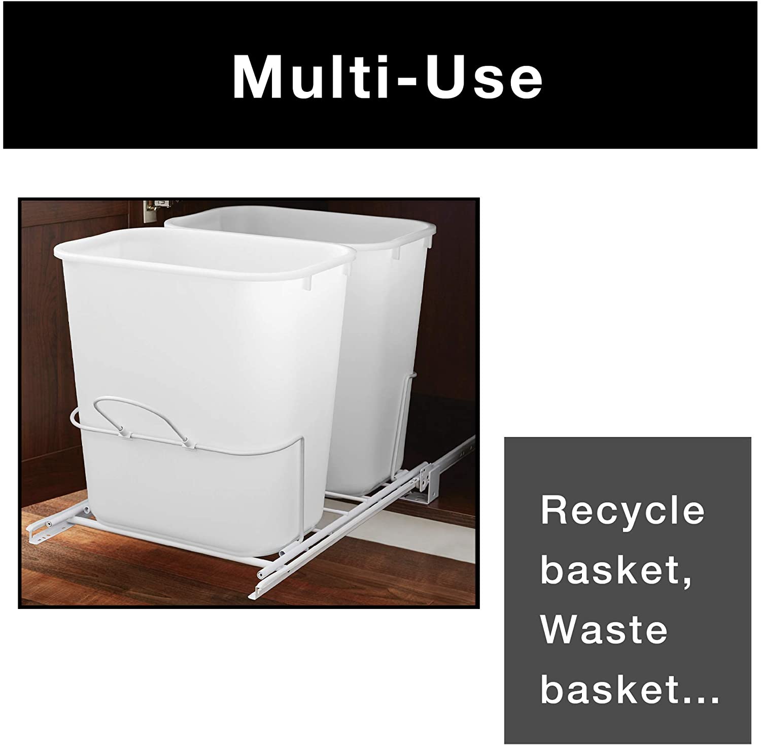 Pull Out Garbage Can - Smart Design® 11