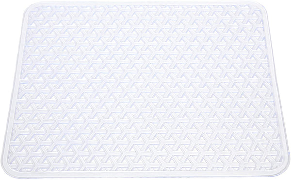 Sink Protector - PVC Material - Hand Washable Protects Sinks from Damages and Scratches Clear - Knitted Design Smart Design 1