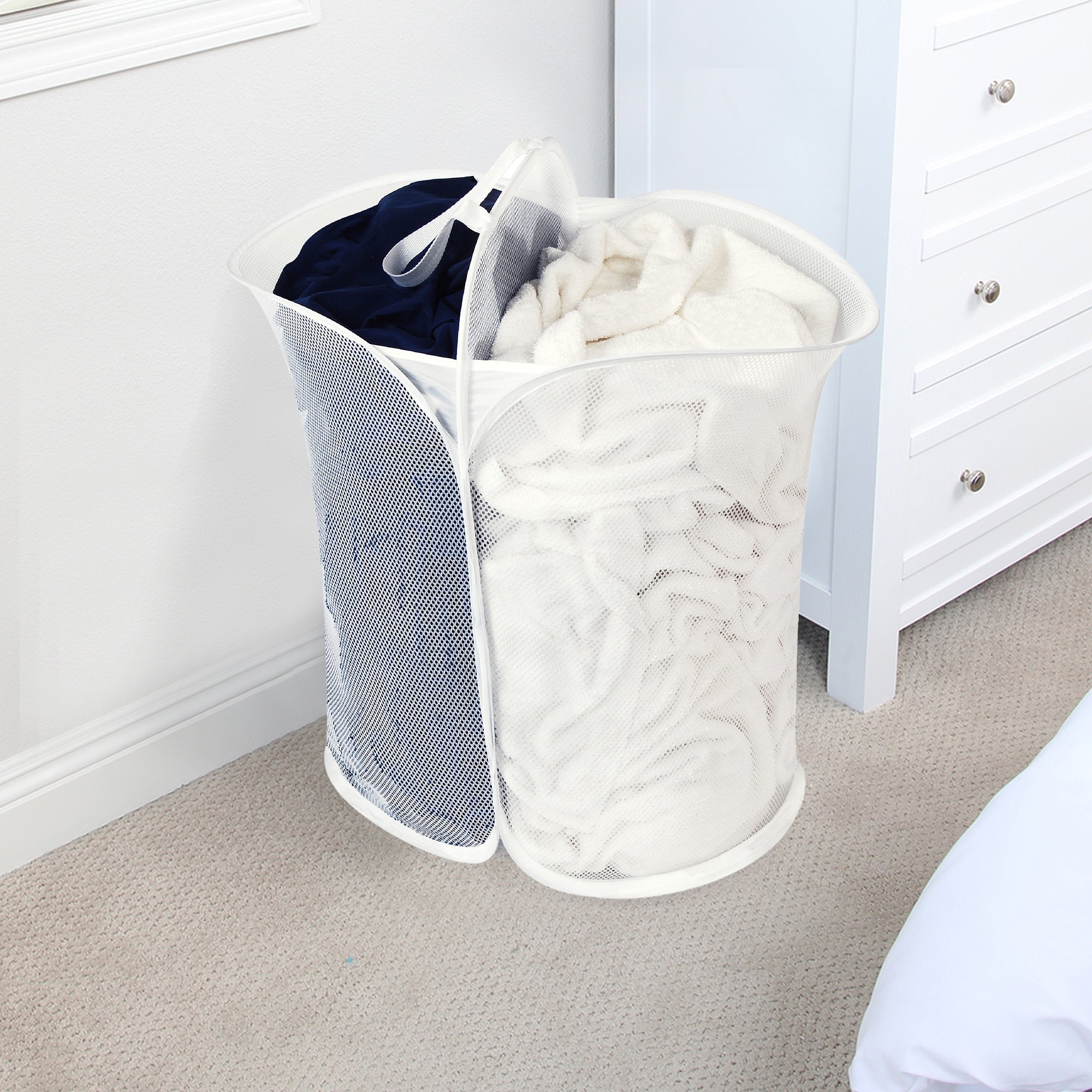 2-Compartment Laundry Sorter - Smart Design® 2