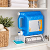 Sud Station - Organizador de detergente para ropa en ángulo - Blanco
