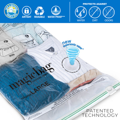 MagicBag™ Instant Space – 16 X- Large Flat Vacuum-Seal Storage Bags