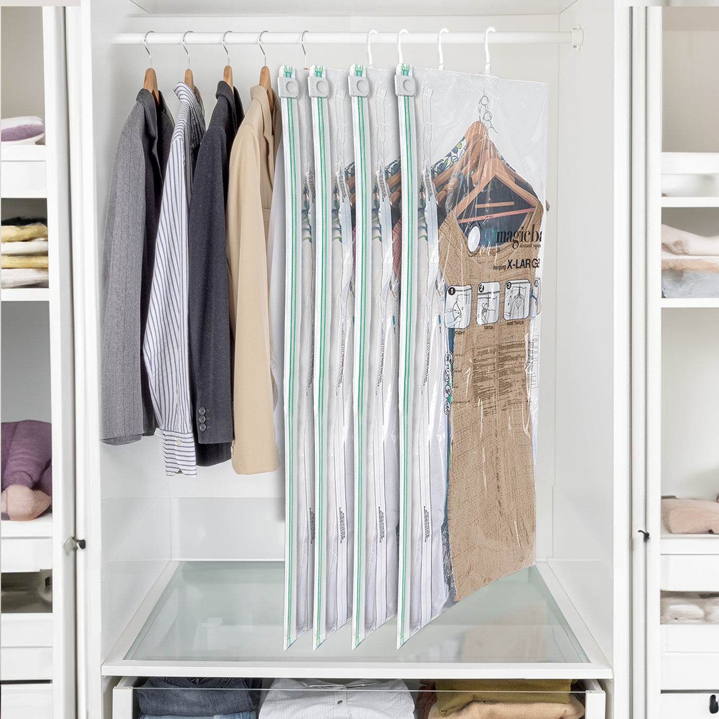 MagicBag Instant Space Saver Storage - Colgante, Extra Grande