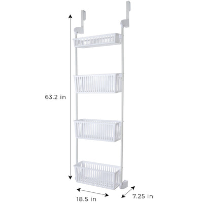 6 - Tier Over The Door Pantry Organizer with 6 Full Baskets - Smart Design® 20