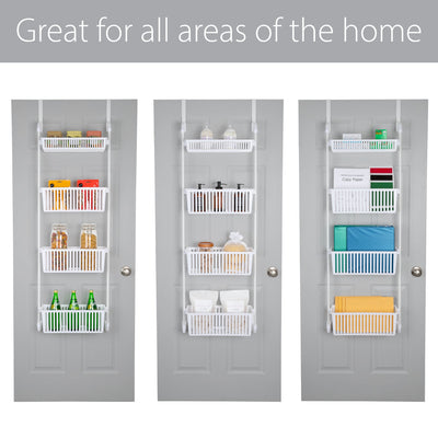 6 - Tier Over The Door Pantry Organizer with 6 Full Baskets - Smart Design® 23