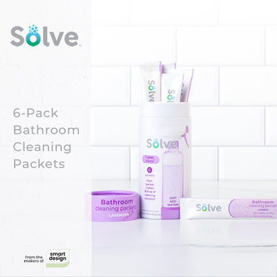 Solve™ Cleaning Packets – 6 Pack - Scented Collection