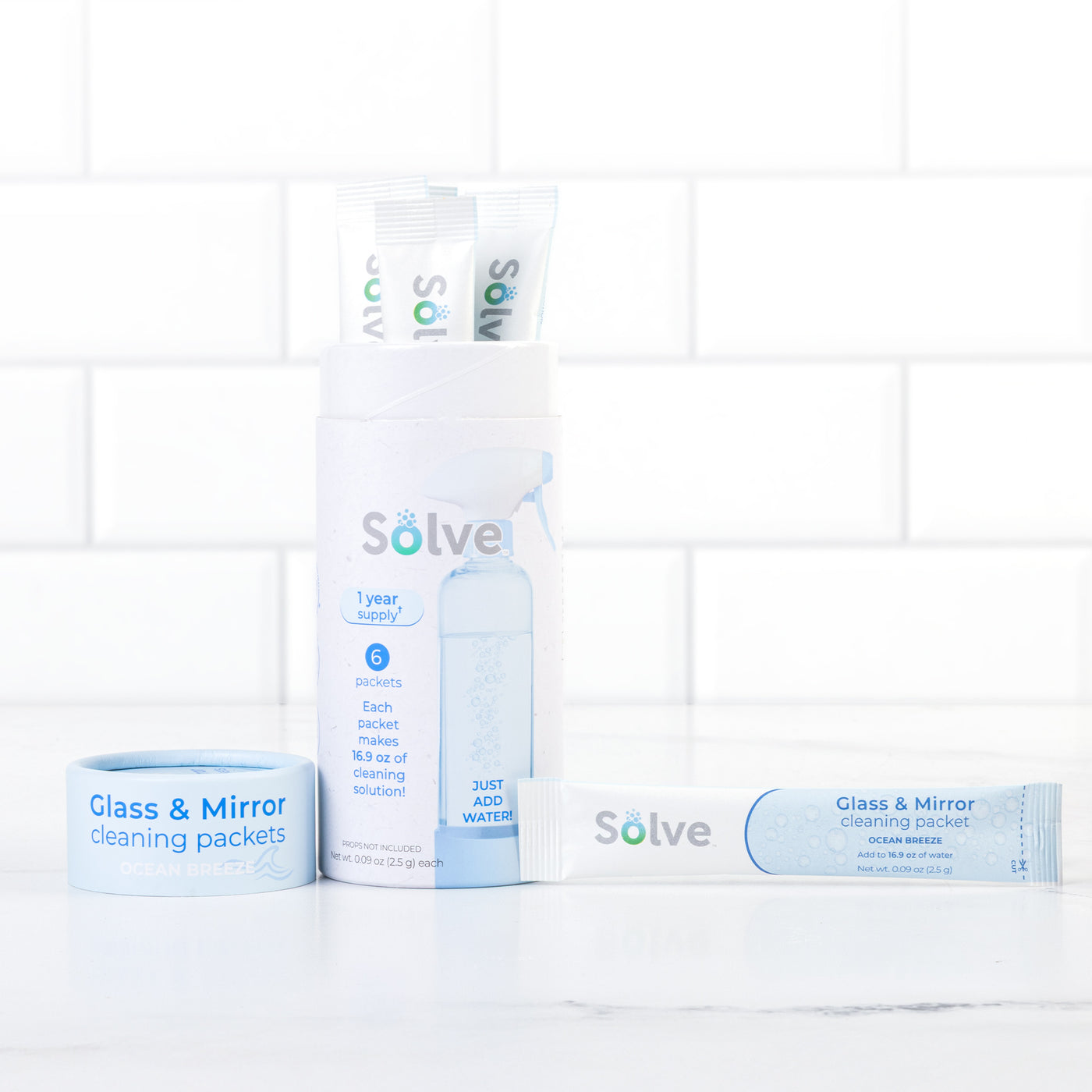 Solve™ Cleaning Packets – 6 Pack - Scented Collection