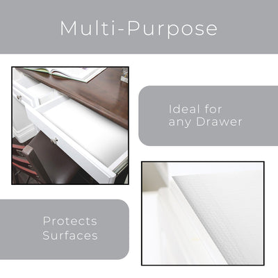 Bonded Grip Shelf Liner - 12 Inch x 10 Feet - Non - Adhesive - Smart Design® 4