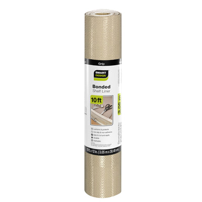 Bonded Grip Shelf Liner - 12 Inch x 10 Feet - Non - Adhesive - Smart Design® 9