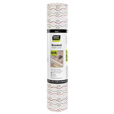 Bonded Grip Shelf Liner - 12 Inch x 10 Feet - Non - Adhesive - Smart Design® 41