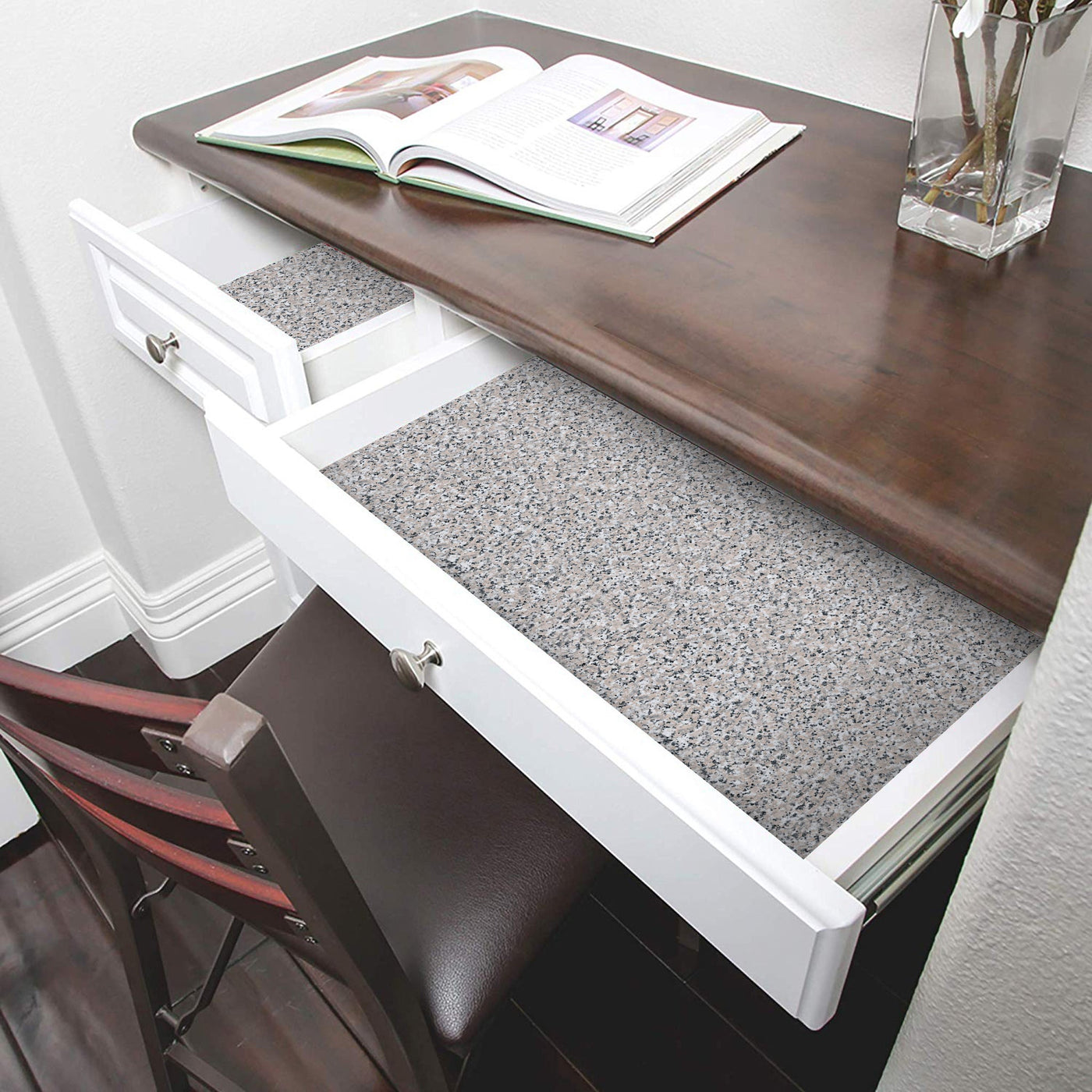 Bonded Grip Shelf Liner - 12 Inch x 10 Feet - Non - Adhesive - Smart Design® 76