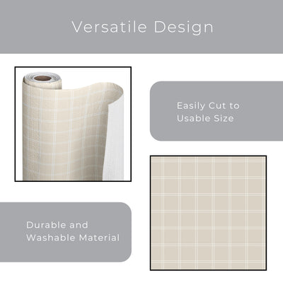 Bonded Grip Shelf Liner - 18 Inch x 5 Feet - Non - Adhesive - Smart Design® 28