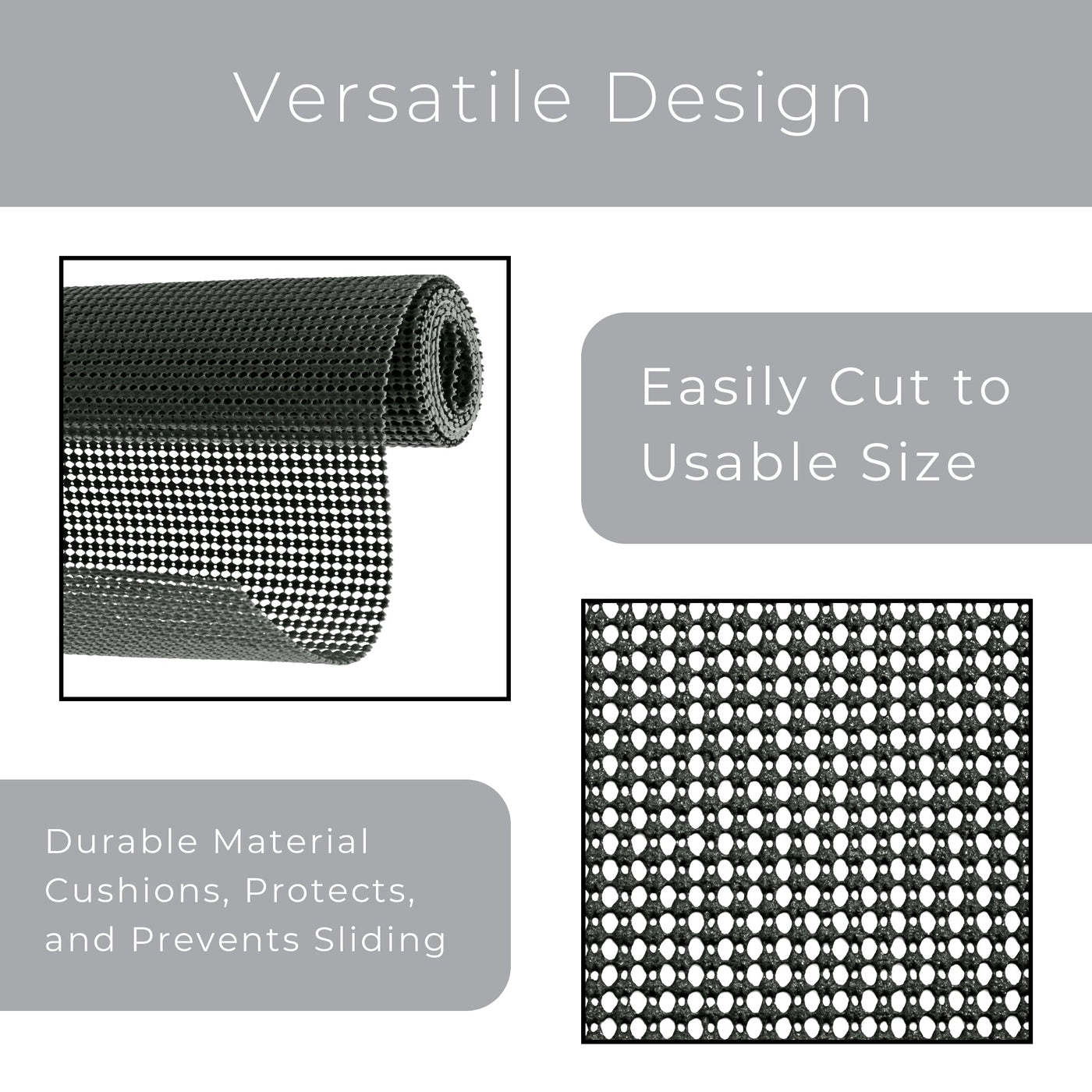 Classic Grip Shelf Liner - 12 Inch x 20 Feet - Smart Design® 10