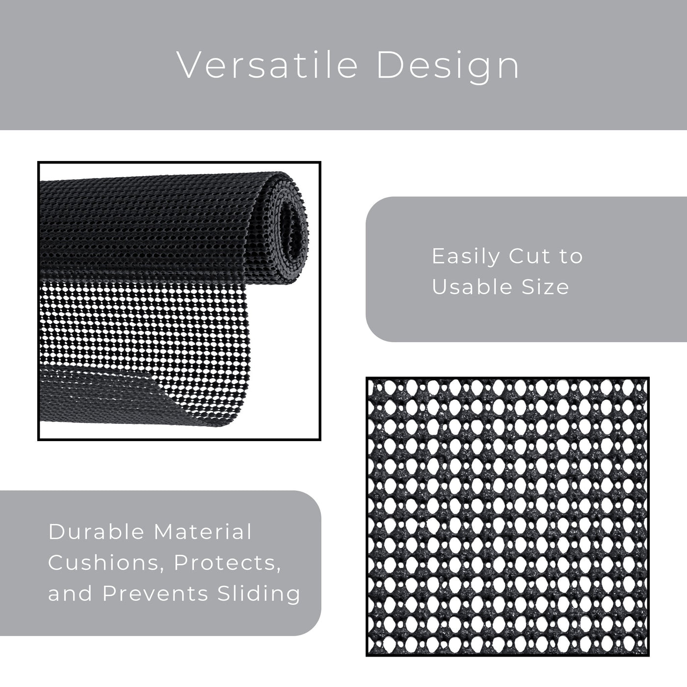 Classic Grip Shelf Liner - 12" x 10' - Smart Design® 10