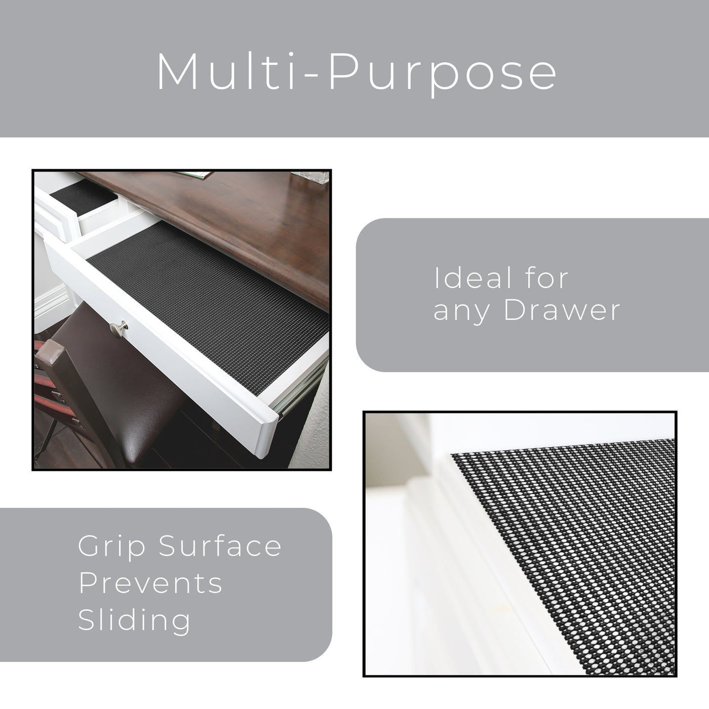 Classic Grip Shelf Liner - 12" x 10' - Smart Design® 11