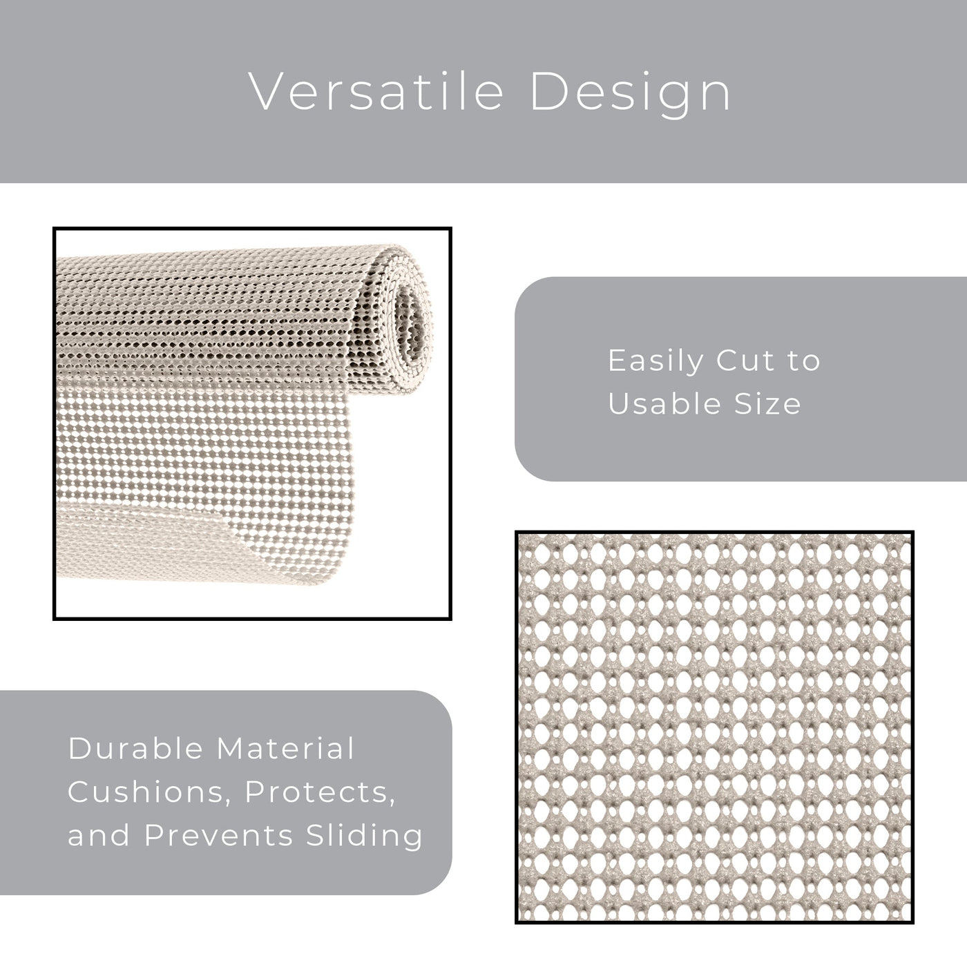 Classic Grip Shelf Liner - 12" x 10' - Smart Design® 40