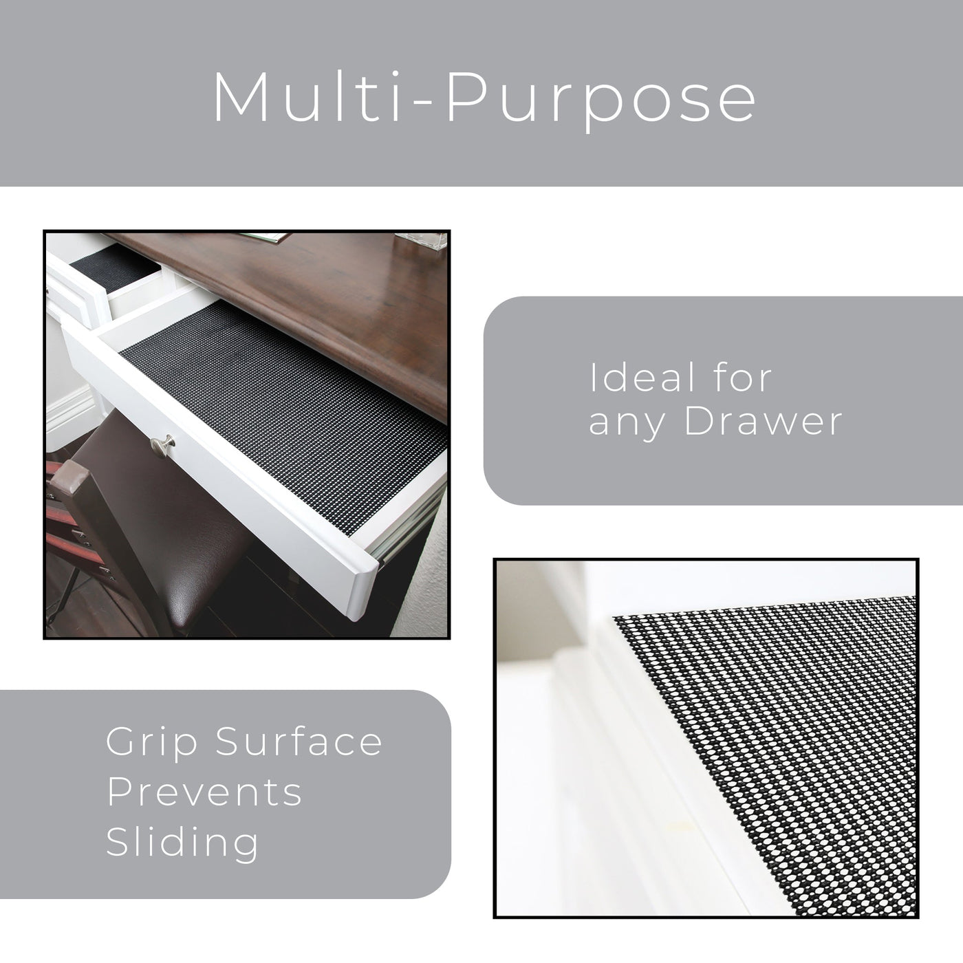 Classic Grip Shelf Liner - 18 Inch x 5 Feet - Smart Design® 17