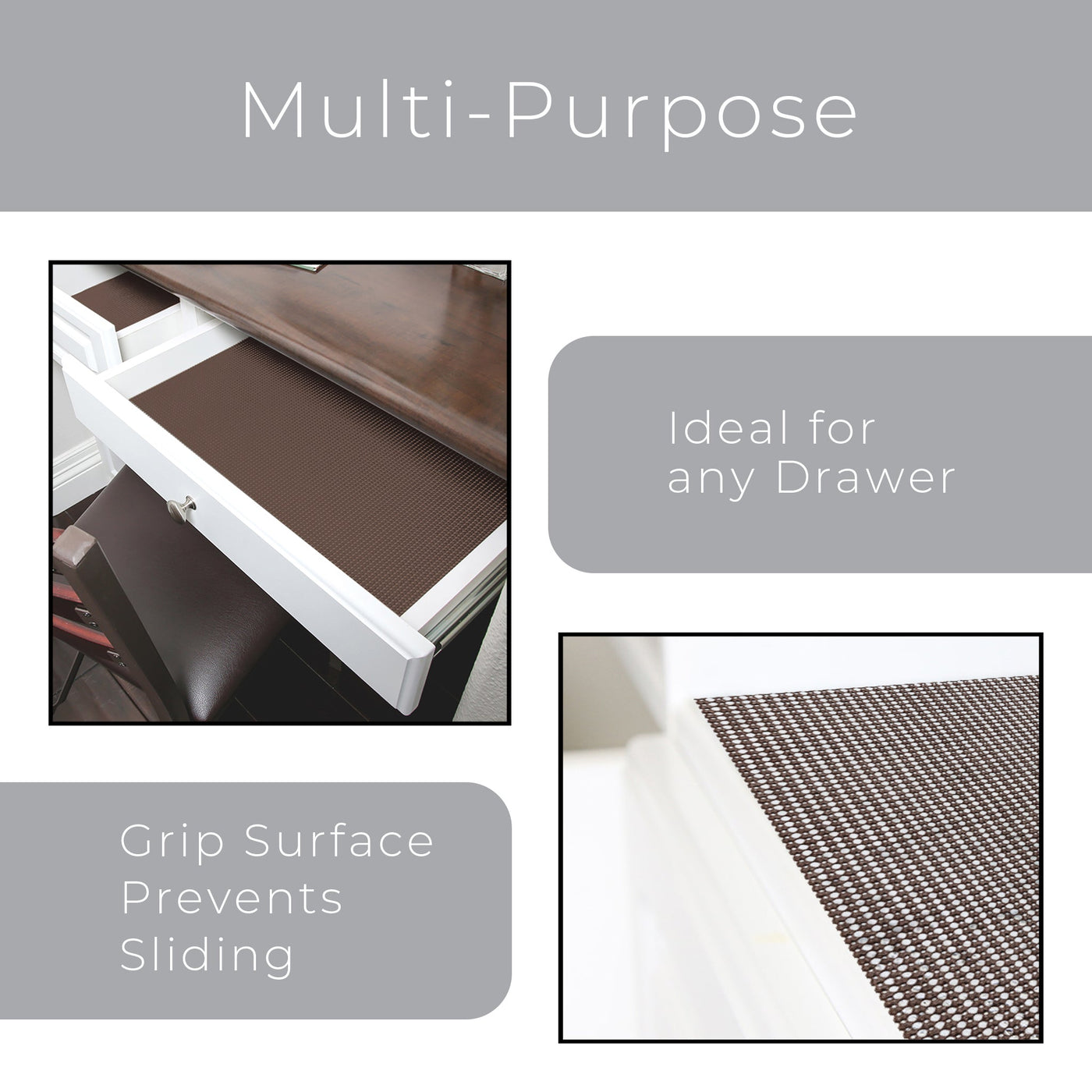 Classic Grip Shelf Liner - 18 Inch x 5 Feet - Smart Design® 22