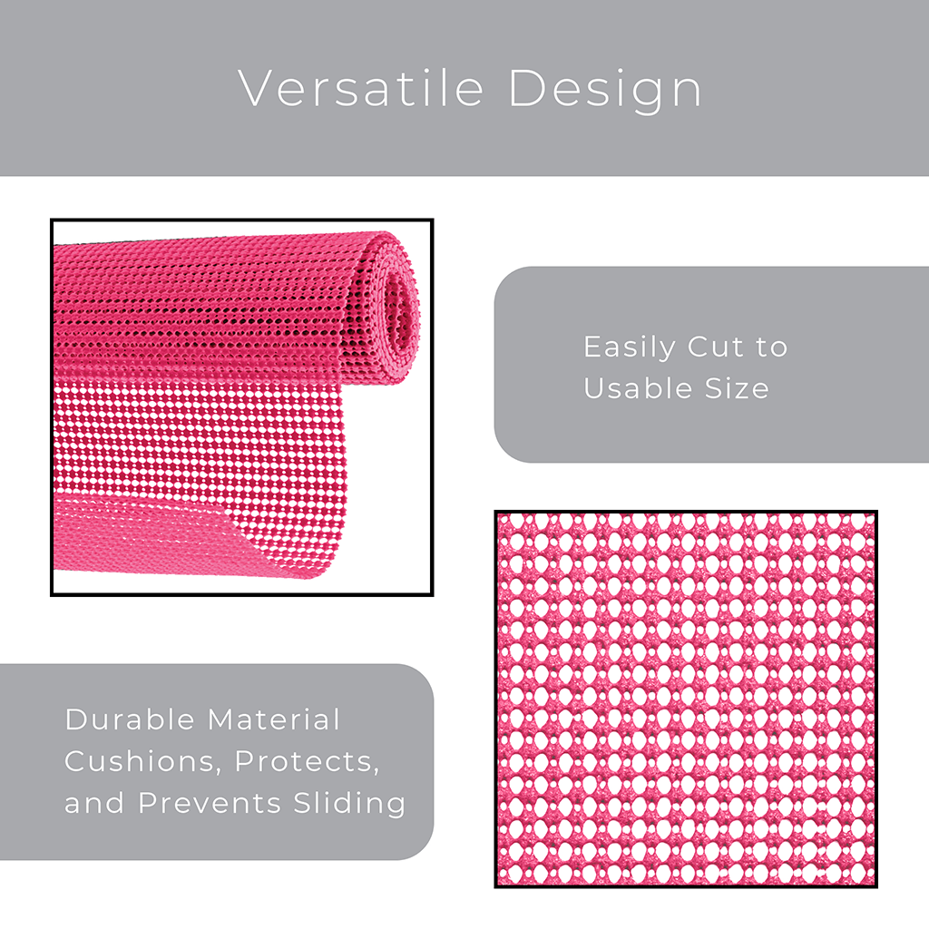 Classic Grip Shelf Liner - 18 Inch x 5 Feet - Smart Design® 35