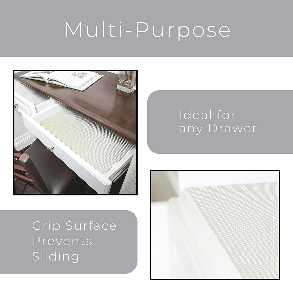 Classic Grip Shelf Liner - 18 Inch x 5 Feet - Smart Design® 52