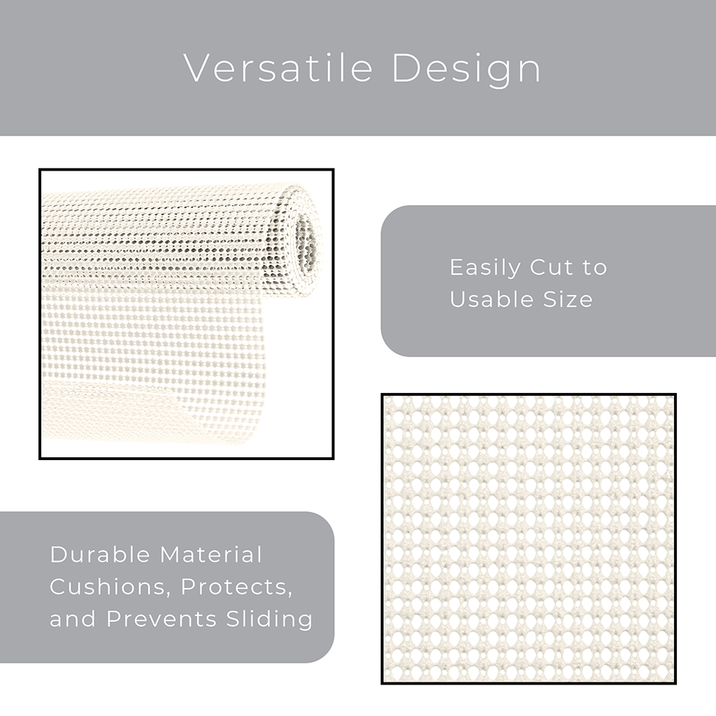 Classic Grip Shelf Liner - 18 Inch x 5 Feet - Smart Design® 53