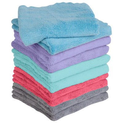 Coral - Fleece Cleaning Cloth - Set of 10 - 12 x 12 inches - Smart Design® 1