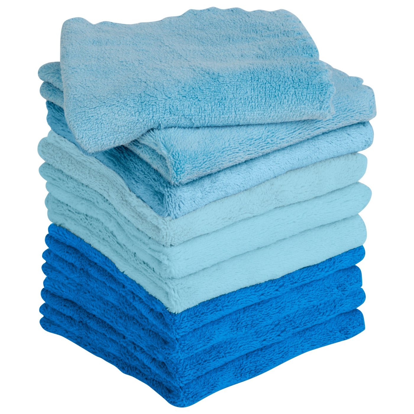 Coral - Fleece Cleaning Cloth - Set of 10 - 12 x 12 inches - Smart Design® 2