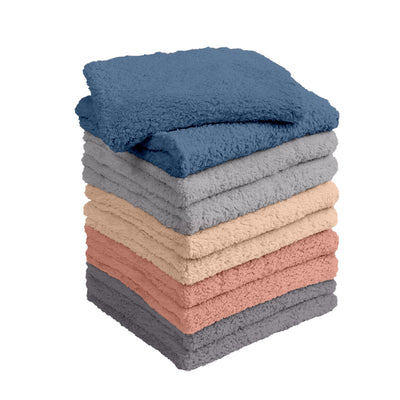 Coral - Fleece Cleaning Cloth - Set of 10 - 12 x 12 inches - Smart Design® 3