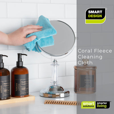 Coral - Fleece Cleaning Cloth - Set of 10 - 12 x 12 inches - Smart Design® 10