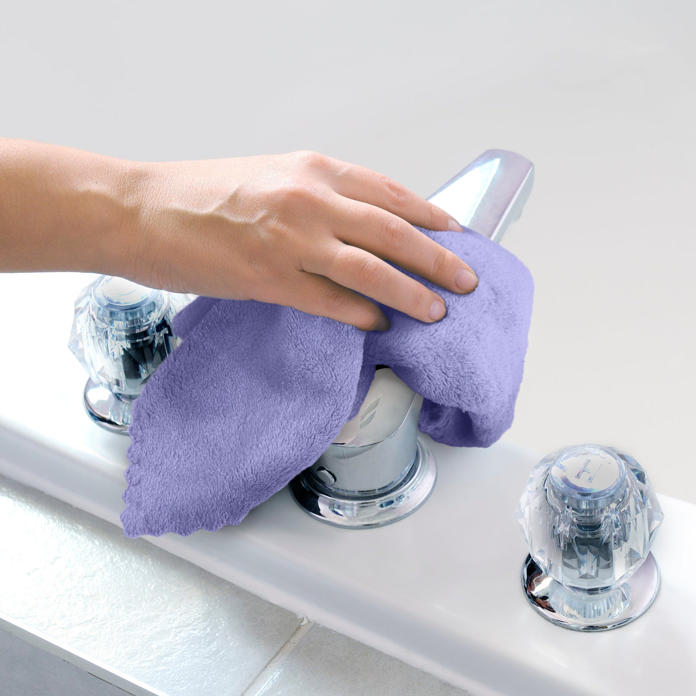 Coral - Fleece Cleaning Cloth - Set of 6 - 12 x 12 inches - Smart Design® 4