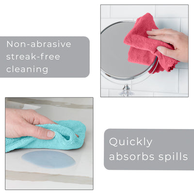 Coral - Fleece Cleaning Cloth - Set of 6 - 12 x 12 inches - Smart Design® 6