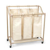 Deluxe 3-Compartment Rolling Laundry Sorter - Smart Design® 2