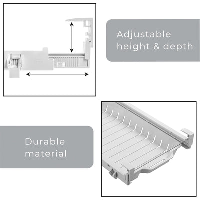 Hanging Zip Bag Pull - Out Refrigerator Drawer Organizer - Smart Design® 4