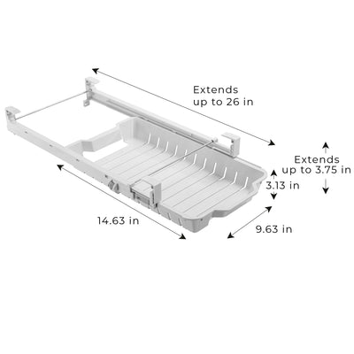 Hanging Zip Bag Pull - Out Refrigerator Drawer Organizer - Smart Design® 3
