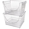 Large Metal Wire Stacking Baskets with Handles - Smart Design® 10