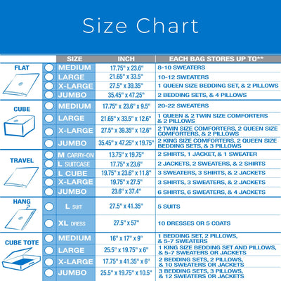MagicBag Instant Space Saver Storage - Flat, Extra Large - Smart Design® 12