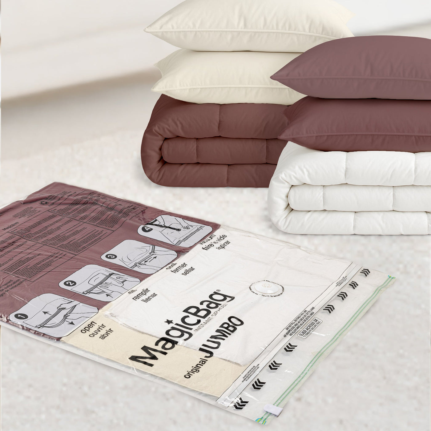 MagicBag Instant Space Saver Storage - Flat, Jumbo - Smart Design® 2