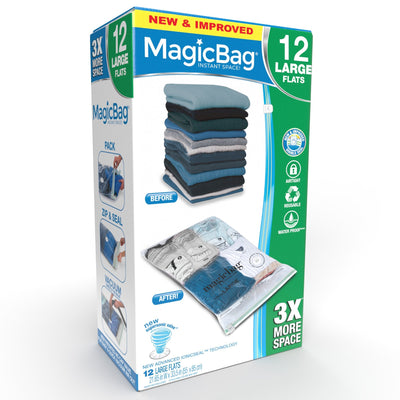 MagicBag Instant Space Saver Storage - Flat, Large - Smart Design® 9