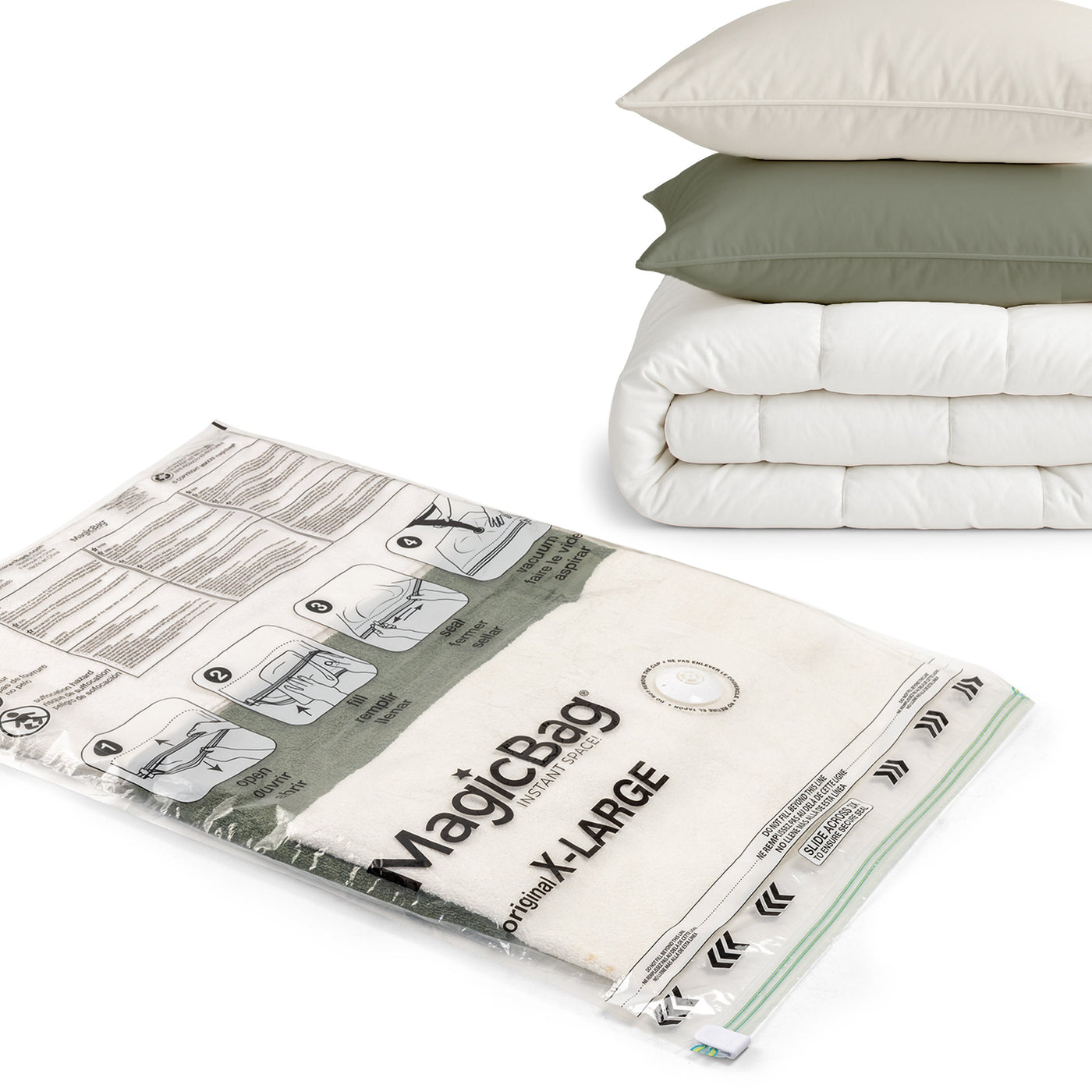 MagicBag™ Instant Space –X - Large Flat Set Vacuum - Seal Storage Bags - Smart Design® 4