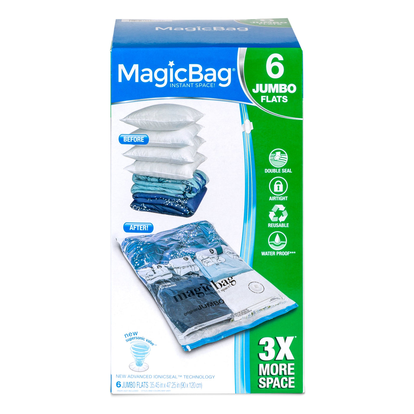 MagicBag Original Jumbo Vacuum - Seal Storage Bags, 6 - Pack - Smart Design® 11